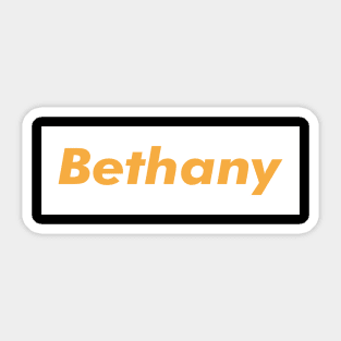 Bethany Meat Brown Sticker